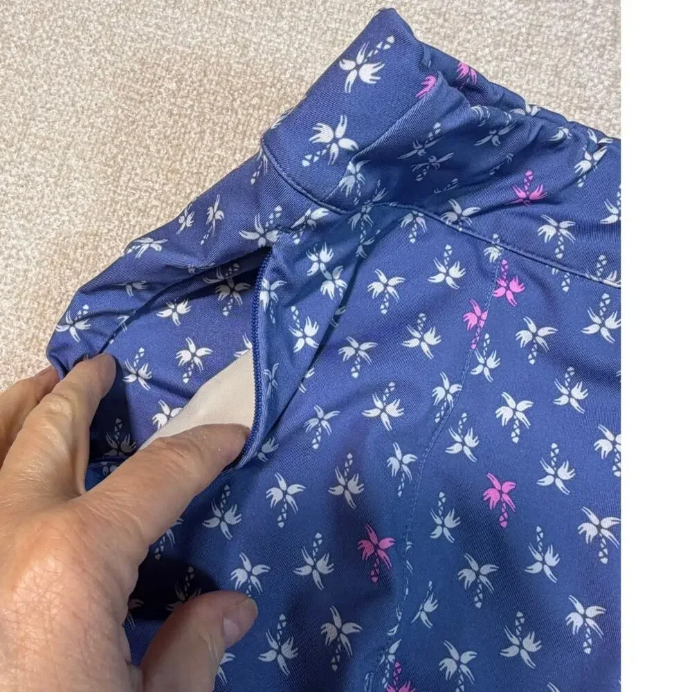 RLX Ralph Lauren Women S Blue Floral Performance Golf Tennis Athletic Skort
